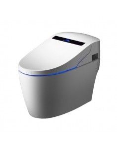 WC japonais lavant T640 PRO Blanc Technologie Microbulles - Siège chauffant  et fonction détartrage - Système complet