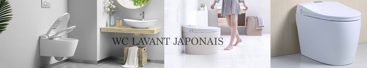 Abattant WC Japonais lavant non électrique pour cuvette carénée ou